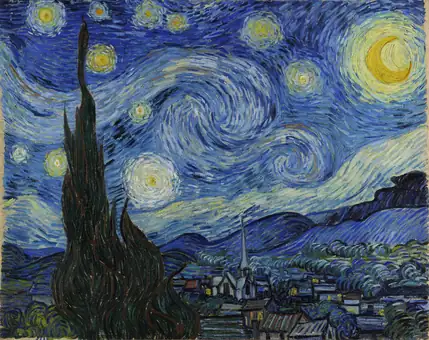 文森特·梵高《星月夜》